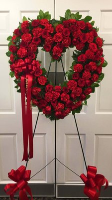 Red Wreath Heart