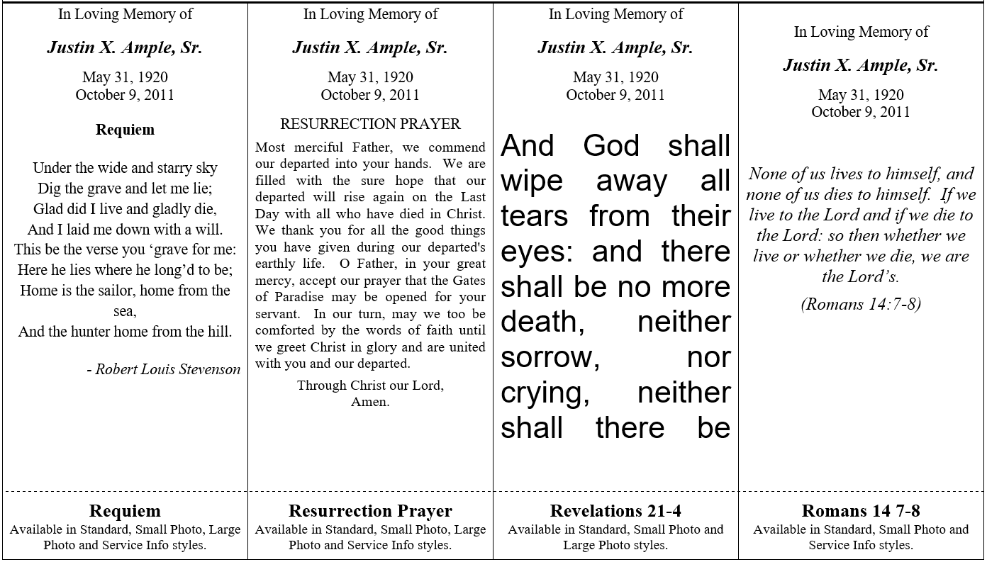 Prayer Cards